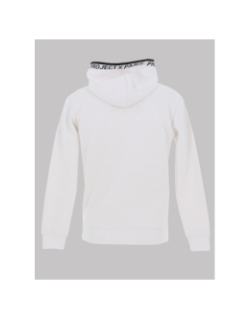 Sweat à capuche logo uni blanc enfant - Project X Paris