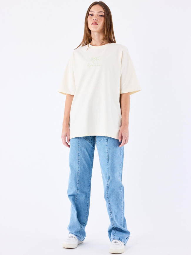 T-shirt coeurmonde beige femme - Project X Paris