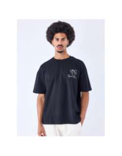 T-shirt motif coeur monde noir homme - Project X Paris