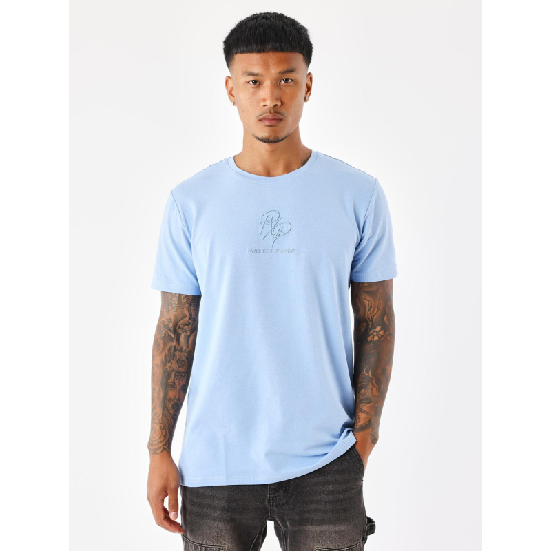 T-shirt logoté bleu homme - Project X Paris