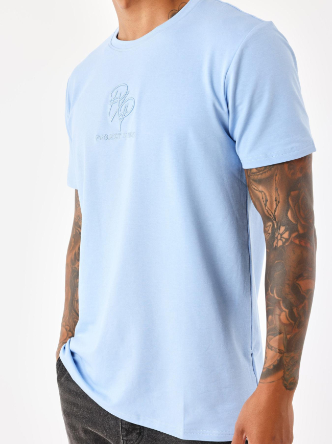 T-shirt logoté bleu homme - Project X Paris