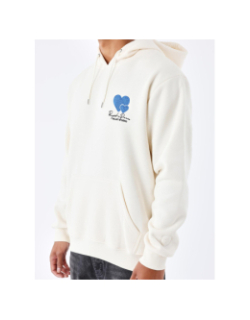 Sweat à capuche heart studio beige homme - Project X Paris
