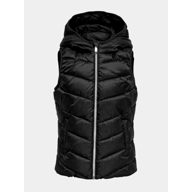 Doudoune sans manches kogtalia noir fille - Only