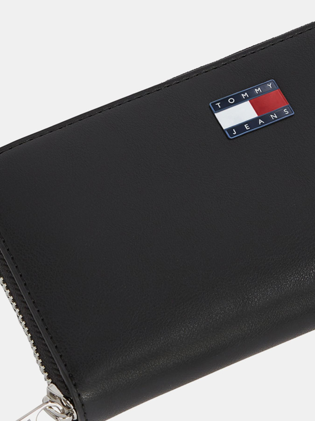 Portefeuille zippé must large noir femme - Tommy Jeans