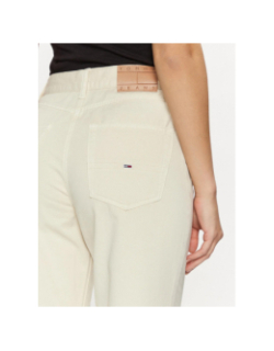 Jean taille haute large layla beige femme - Tommy Jeans