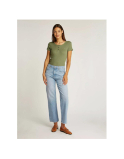 Jean taille haute large layla bleu femme - Tommy Jeans