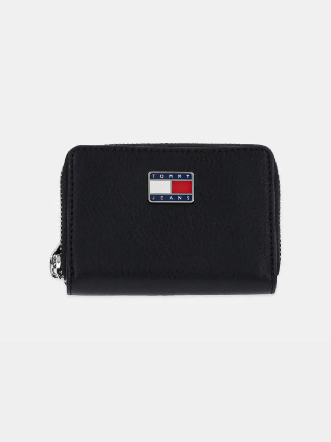 Portefeuille mini pillow noir femme - Tommy Jeans