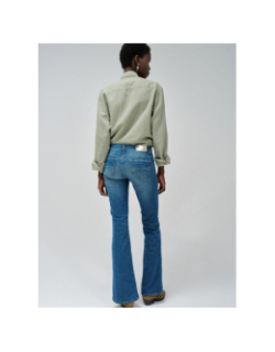 Jean flare wonder sparkeling bleu femme - Salsa