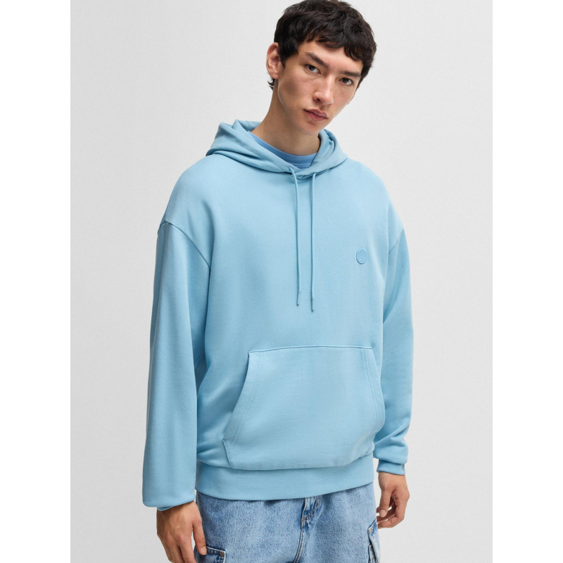 Sweat à capuche nottyo bleu homme - Hugo