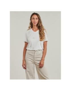 T-shirt lucy life star blanc femme - Only