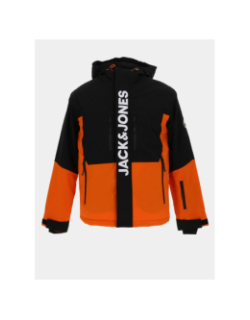 Veste de ski alpine orange et noir homme - Jack & Jones
