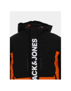Veste de ski alpine orange et noir homme - Jack & Jones