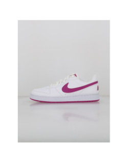 Baskets court borough recraft gs blanc rose enfant - Nike