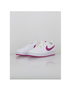 Baskets court borough recraft gs blanc rose enfant - Nike
