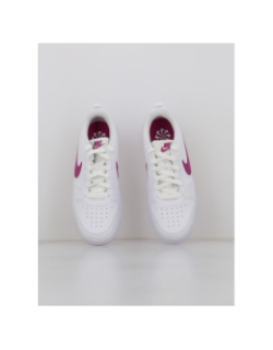 Baskets court borough recraft gs blanc rose enfant - Nike
