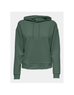 Sweat à capuche plounge vert femme - Only Play