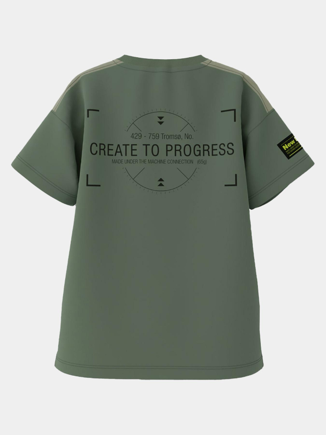 T-shirt à manches courtes nkmlauven kaki garçon - Name It