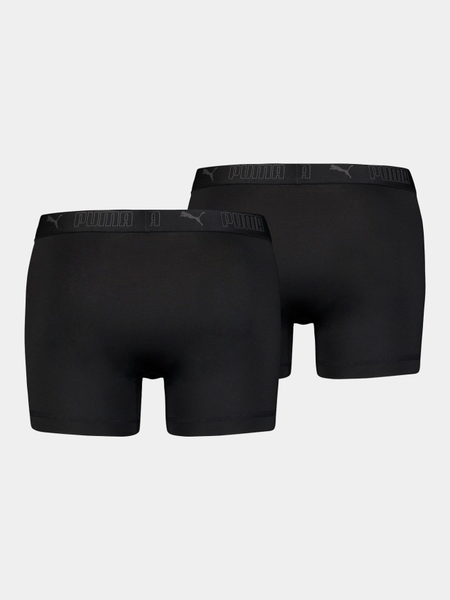 Pack de 2 boxers sport microfibre noir homme - Puma