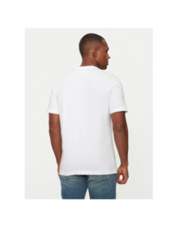 T-shirt split line logo blanc homme - Calvin Klein