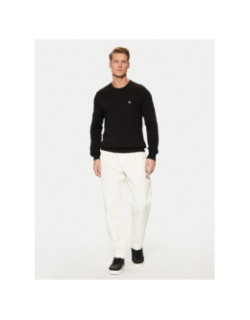 Pull modern crew neck noir homme - Calvin Klein Jeans