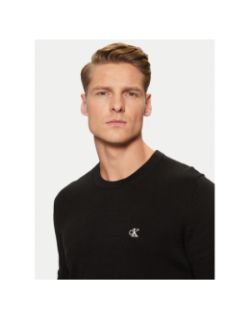 Pull modern crew neck noir homme - Calvin Klein Jeans