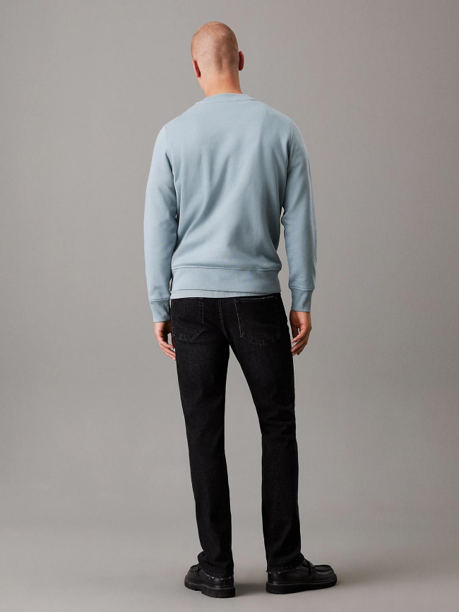 Sweat minimaliste avec logo bleu homme - Calvin Klein Jeans