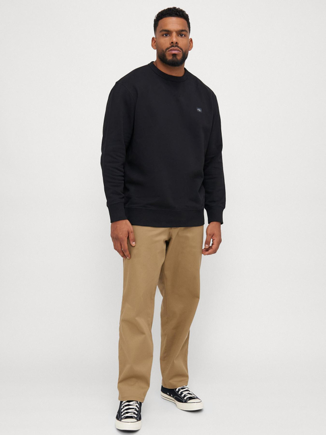 Sweat logo badge noir homme - Calvin Klein Jeans