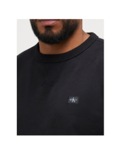 Sweat logo badge noir homme - Calvin Klein Jeans