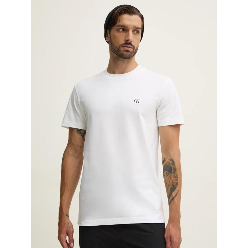 T-shirt regular heavy blanc homme - Calvin Klein Jeans