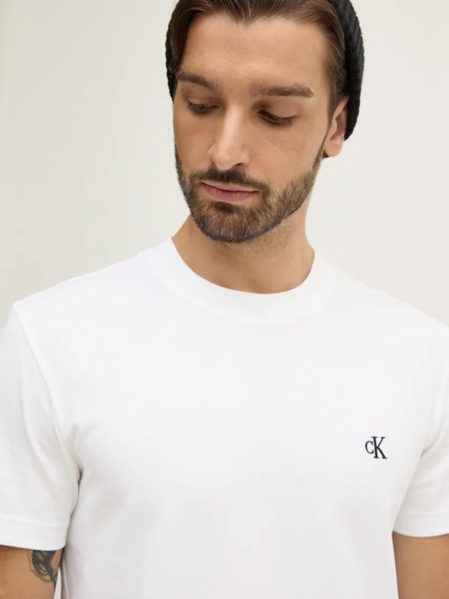 T-shirt regular heavy blanc homme - Calvin Klein Jeans