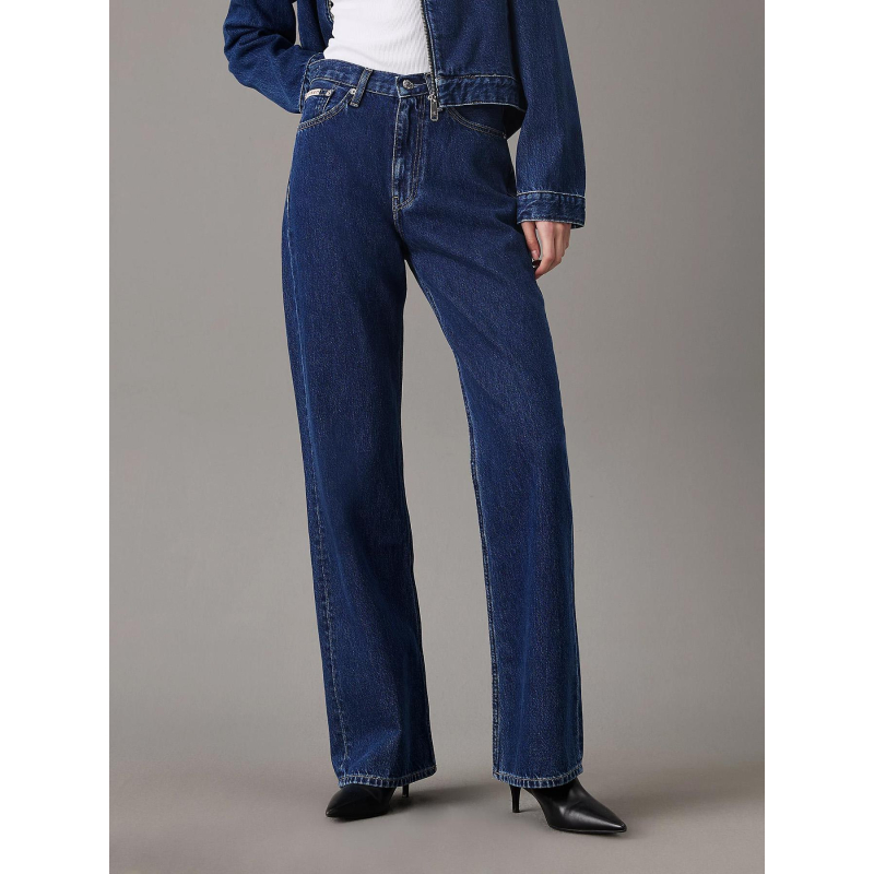 Jean authentic bootcut bleu marine femme - Calvin Klein Jeans