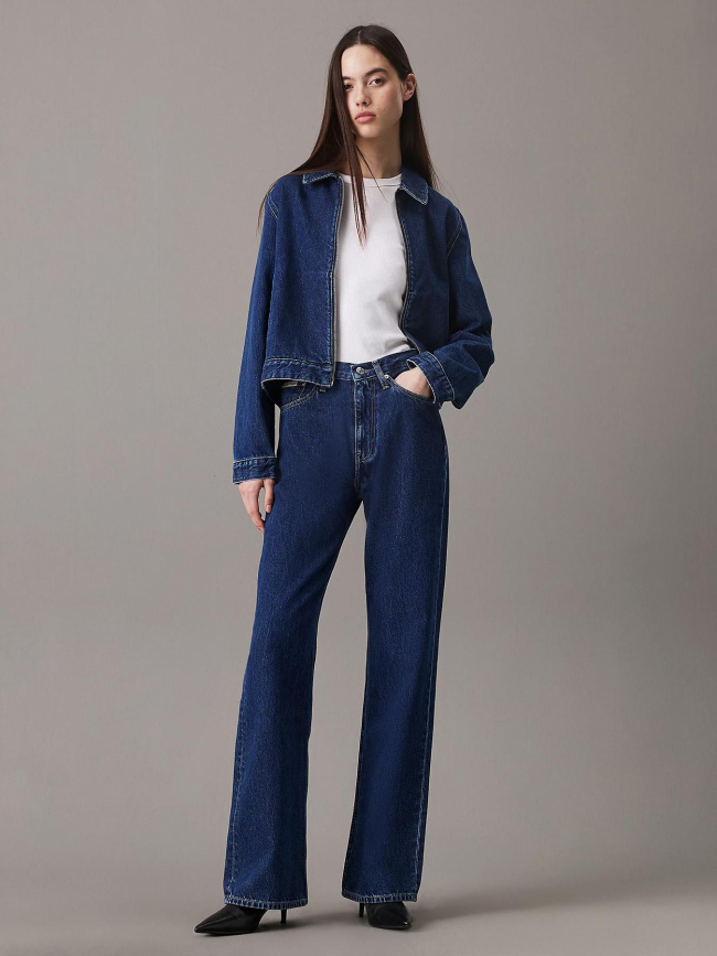 Jean authentic bootcut bleu marine femme - Calvin Klein Jeans