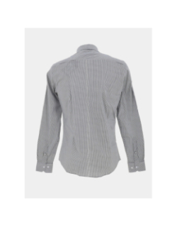 Chemise rayée lareyer bleu marine homme - Benson & Cherry