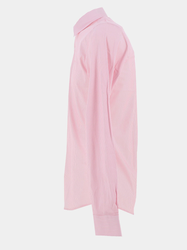 Chemise rayée lareyer rose homme - Benson & Cherry