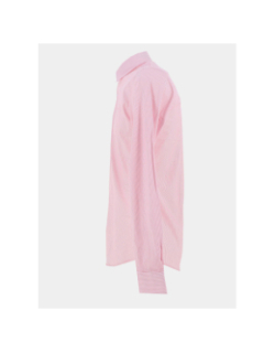 Chemise rayée lareyer rose homme - Benson & Cherry
