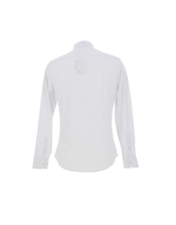 Chemise imprimée lason blanc homme - Benson & Cherry