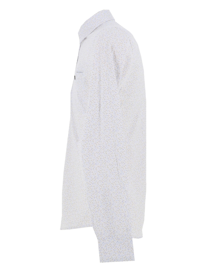 Chemise imprimée lason blanc homme - Benson & Cherry