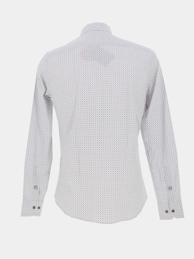 Chemise imprimée loup blanc homme - Benson & Cherry