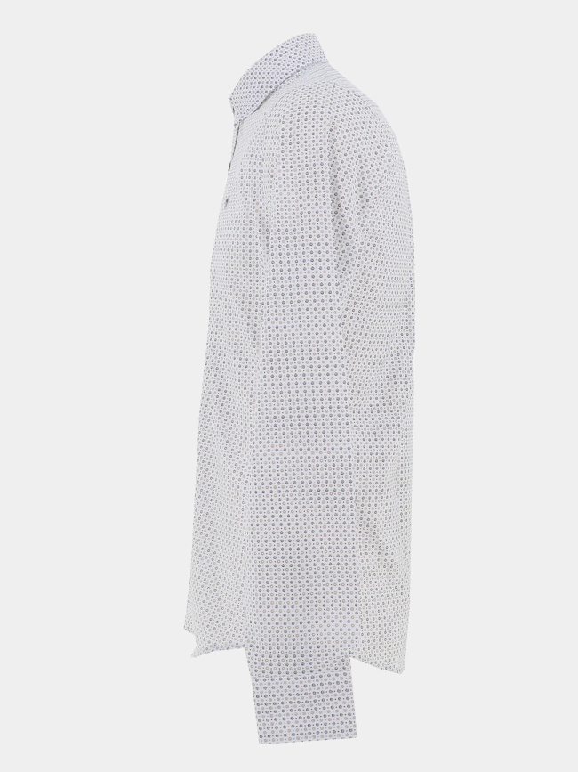 Chemise imprimée loup blanc homme - Benson & Cherry