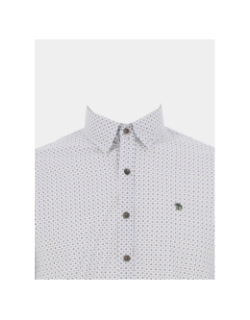 Chemise imprimée loup blanc homme - Benson & Cherry