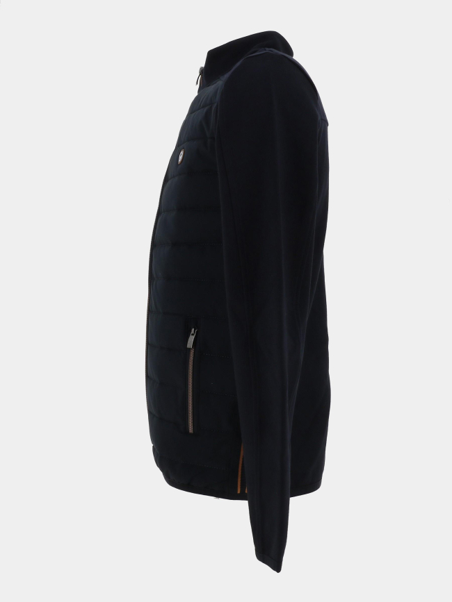 Veste bi-matière classic sages bleu marine homme - Benson & Cherry