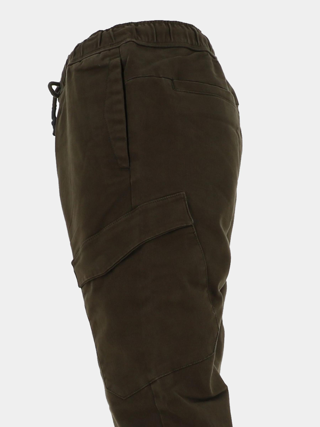 Pantalon cargo piky kaki homme - Teddy Smith