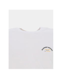 T-shirt azur blanc homme - Teddy Smith