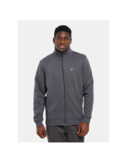 Sweat zippé regular fleece gris homme - Tommy Jeans