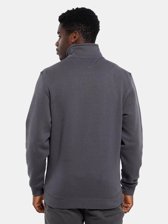 Sweat zippé regular fleece gris homme - Tommy Jeans