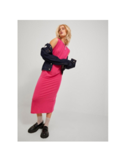 Robe a fentes kelly rose femme - JJXX