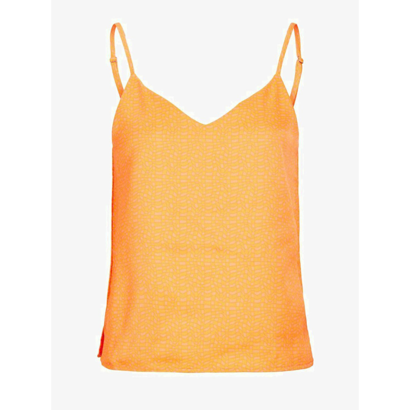 Débardeur effet satin jxmalia orange femme - JJXX
