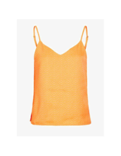 Débardeur effet satin jxmalia orange femme - JJXX