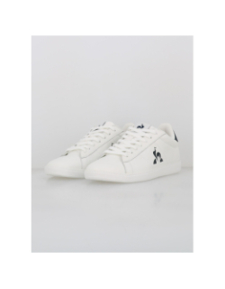 Baskets courtset 2 blanc bleu marine homme - Le Coq Sportif