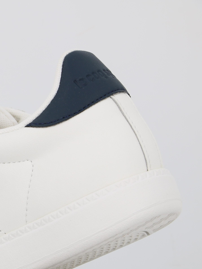 Baskets courtset 2 blanc bleu marine homme - Le Coq Sportif